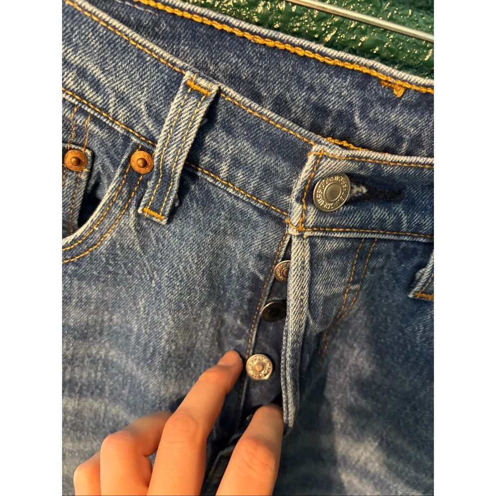 Levi’s Blue 501 Jeans Size 27x26 Women’s - Picture 2 of 5